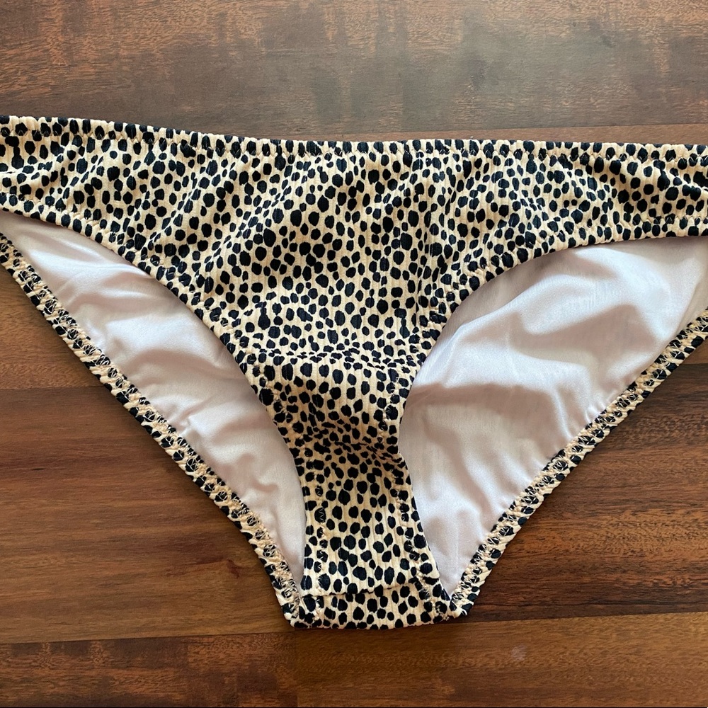 Animal print bikini bottoms